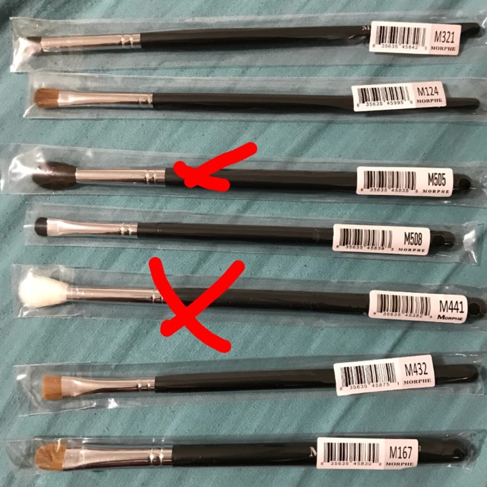 pack of 9 morphe brushes